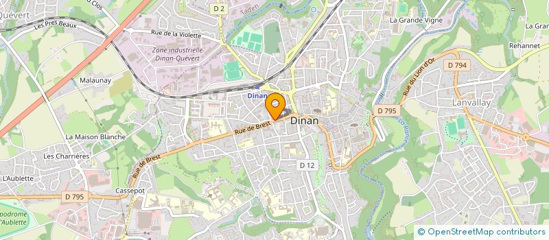 localisation de l'entreprise ISABELLE à DINAN
