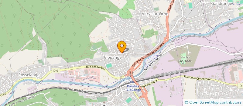 localisation de l'entreprise ISABELLE  CLOUANGE