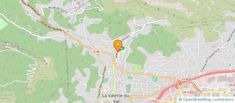 localisation de l'entreprise ISABELLE à LA VALETTE DU VAR