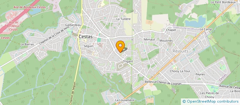 localisation de l'entreprise ISABELLE  CESTAS