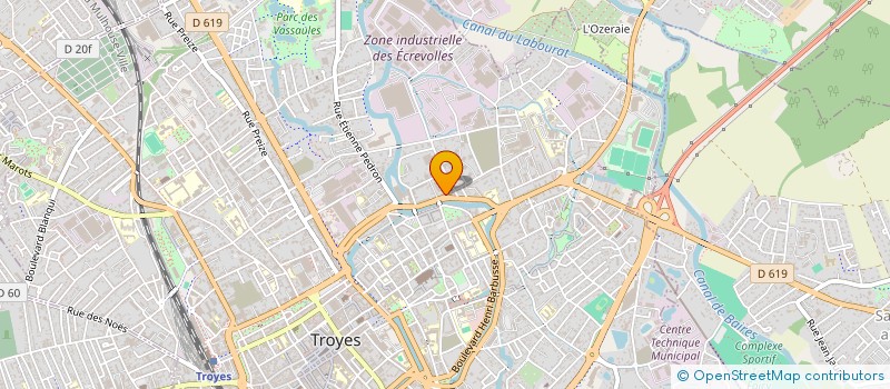 localisation de l'entreprise ISABELLE  TROYES