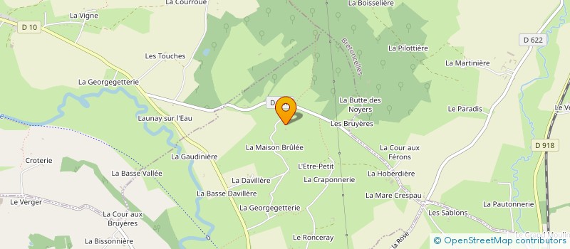 localisation de l'entreprise ISABELLE ANDRE.TH à SAINT-GERMAIN-DES-GROIS