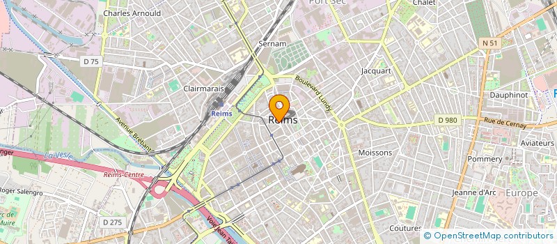 localisation de l'entreprise ISABELLE BAISIEUX - SOCIETE D'AVOCATS  REIMS