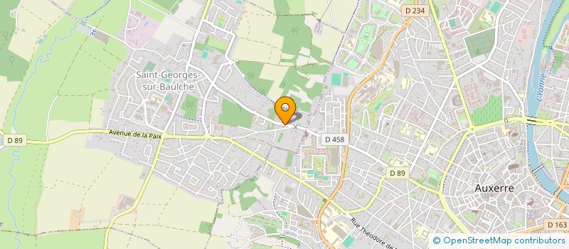 localisation de l'entreprise ISABELLE BAUNY ARCHITECTE  SAINT-GEORGES-SUR-BAULCHE