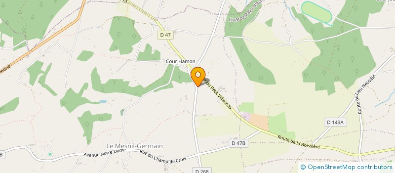 localisation de l'entreprise ISABELLE CHARLET IMMOBILIER  LIVAROT-PAYS-D'AUGE