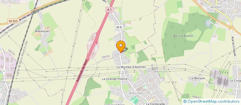 localisation de l'entreprise ISABELLE COULMONT CONSEIL à SECLIN