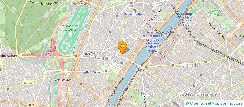 localisation de l'entreprise ISABELLE D'HALLUIN COMMUNICATION  PARIS