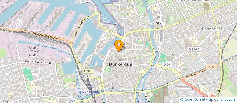 localisation de l'entreprise ISABELLE DEROO SANTE BEAUTE BIEN-ETRE à DUNKERQUE