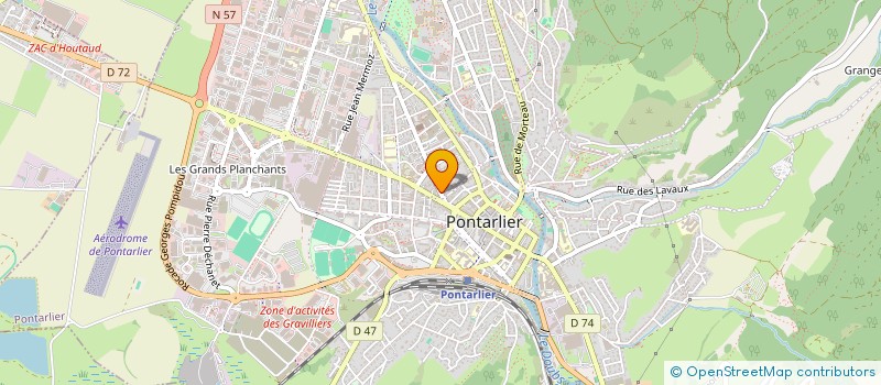 localisation de l'entreprise ISABELLE FUSARO à PONTARLIER