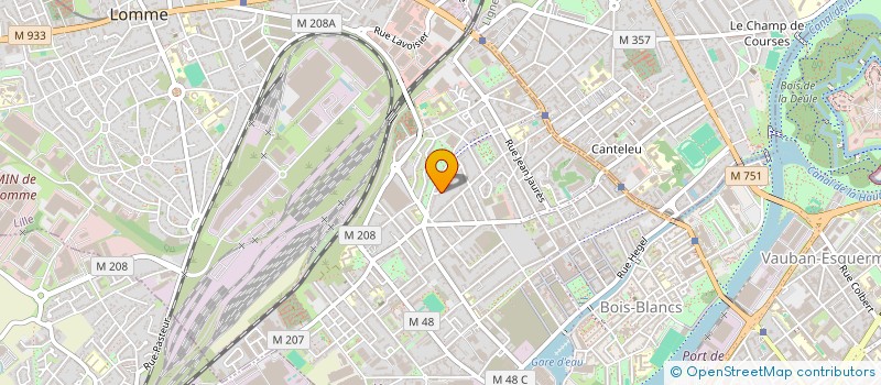 localisation de l'entreprise ISABELLE HALLOT à LILLE