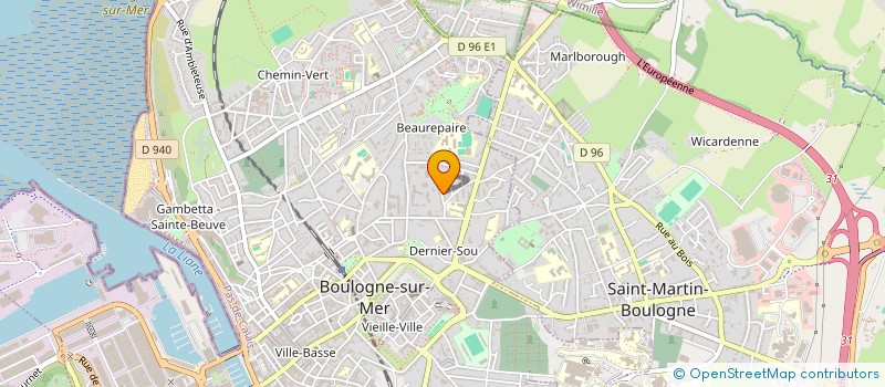 localisation de l'entreprise ISABELLE HAY à BOULOGNE-SUR-MER