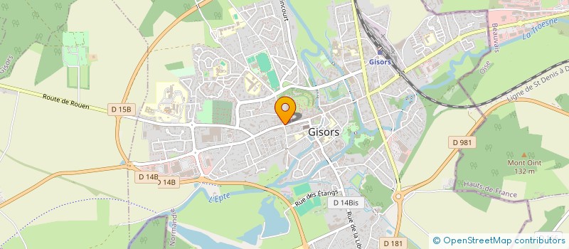 localisation de l'entreprise ISABELLE HOUMAIRE PHILIPPE LONGFIER HUISSIER DE JUSTICE ASSOCIES  GISORS