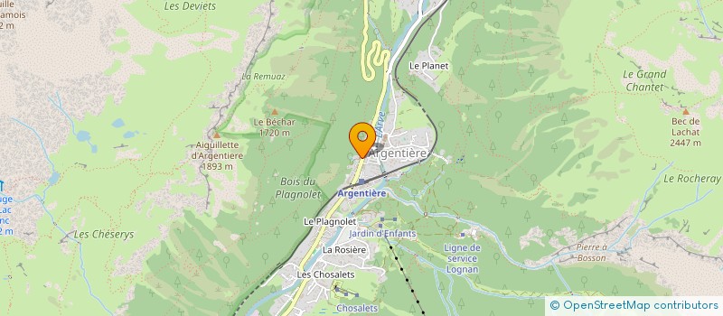 localisation de l'entreprise ISABELLE IMMOBILIER  CHAMONIX-MONT-BLANC