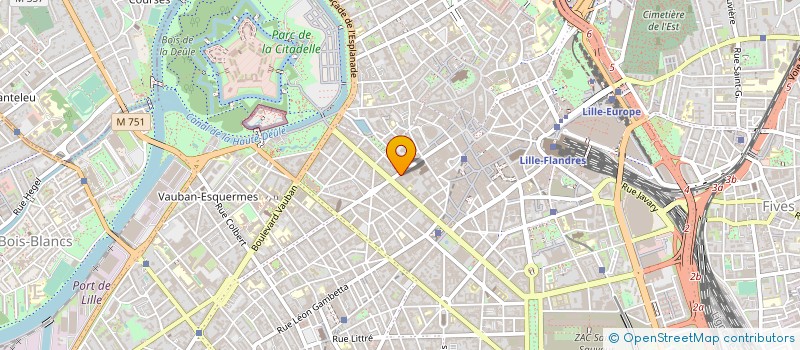 localisation de l'entreprise ISABELLE NIVELET-LAMIRAND AVOCAT à LILLE
