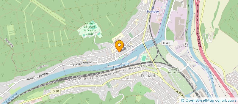 localisation de l'entreprise ISABELLE PIERSON, NOTAIRE ASSOCIE D'UNE SOCIETE CIVILE PROFESSIONNELLE TITULAIRE D'UN OFFICE NOT  POMPEY