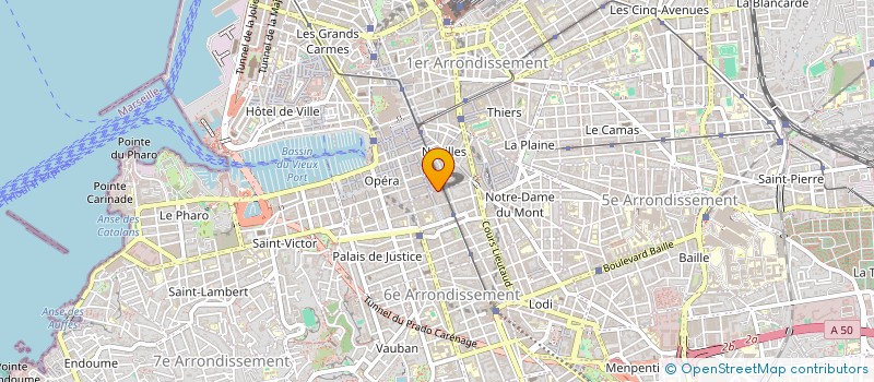localisation de l'entreprise ISABELLE POMMOIS ET CIE à MARSEILLE 6