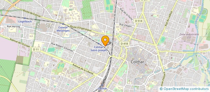 localisation de l'entreprise ISABELLE VIOLETTE  COLMAR