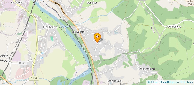 localisation de l'entreprise ISABEN23  ABREST