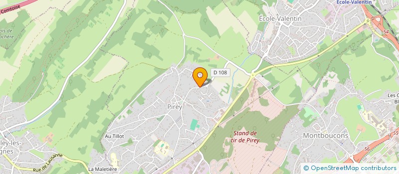 localisation de l'entreprise ISABEY H  PIREY