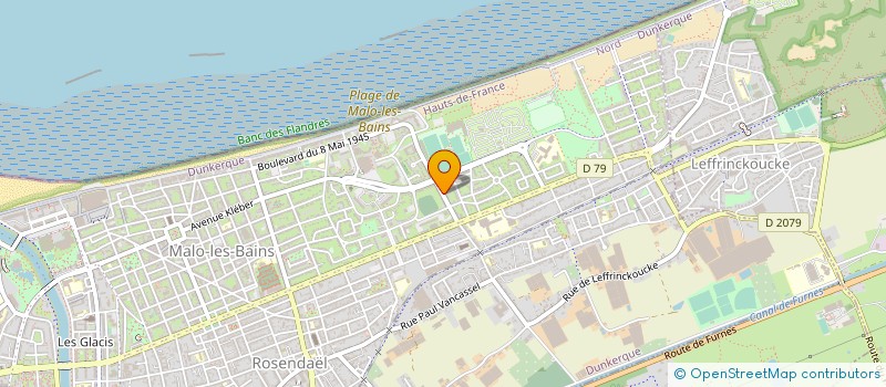 localisation de l'entreprise ISABRUCAT à DUNKERQUE