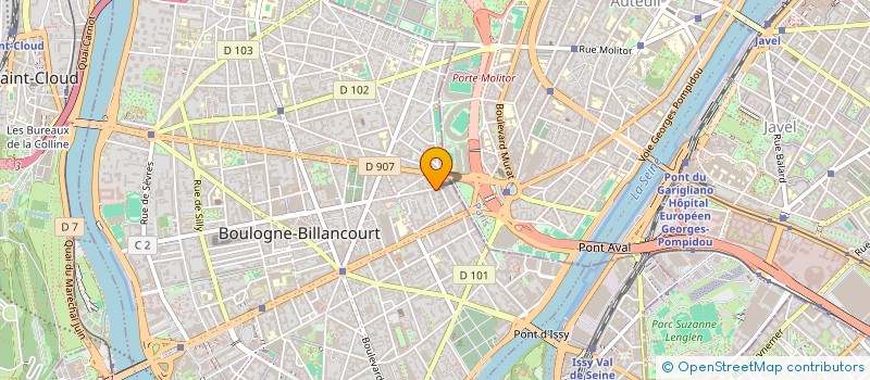 localisation de l'entreprise ISABRULIER COMMUNICATION à BOULOGNE-BILLANCOURT