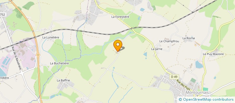 localisation de l'entreprise ISABRUMAX  MONTOURNAIS