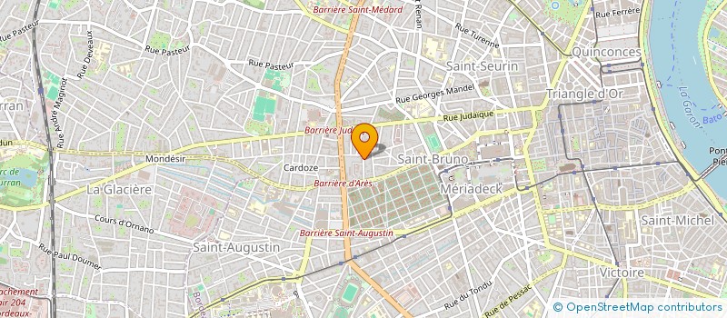 localisation de l'entreprise ISAC à BORDEAUX