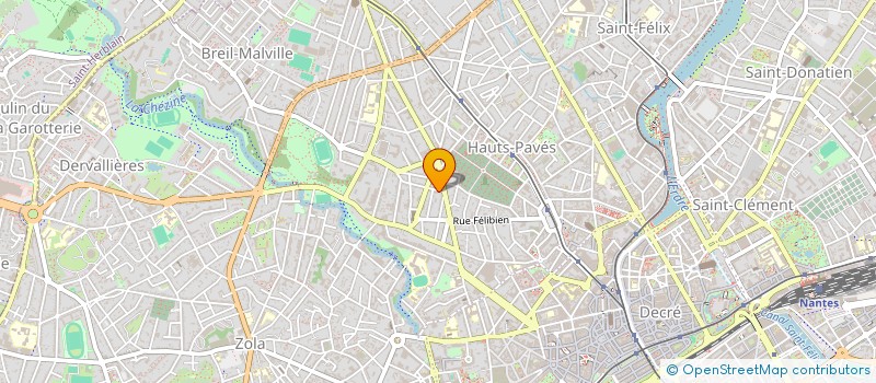 localisation de l'entreprise ISACARI à NANTES