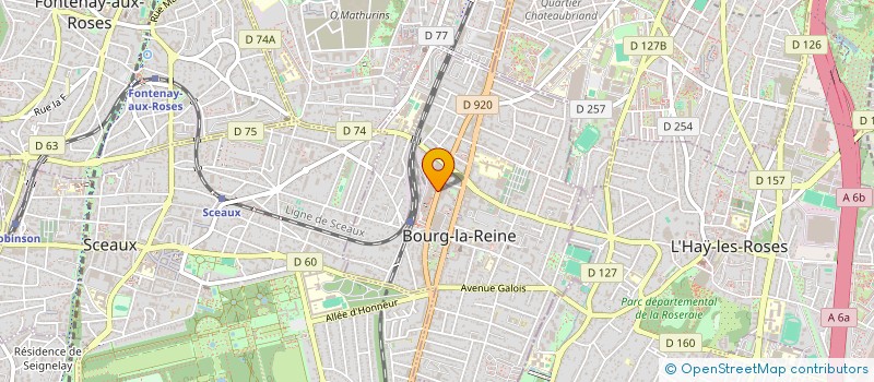 localisation de l'entreprise ISACHI à BOURG-LA-REINE