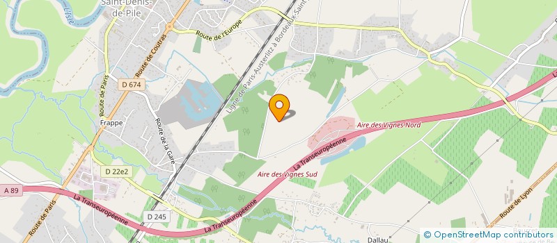 localisation de l'entreprise ISACHRIST 2  BONZAC