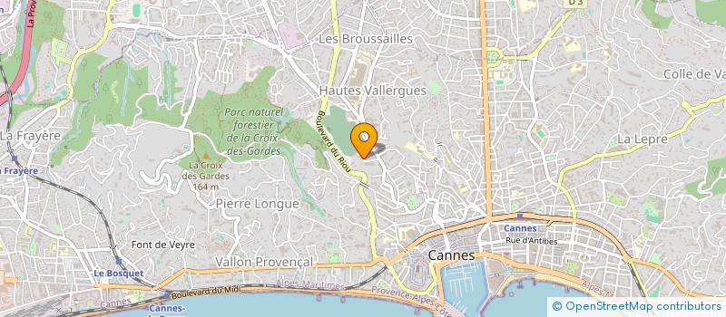 localisation de l'entreprise ISACLO à CANNES