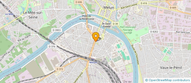 localisation de l'entreprise ISACOM - LA RENCONTRE EN IMAGE à MELUN