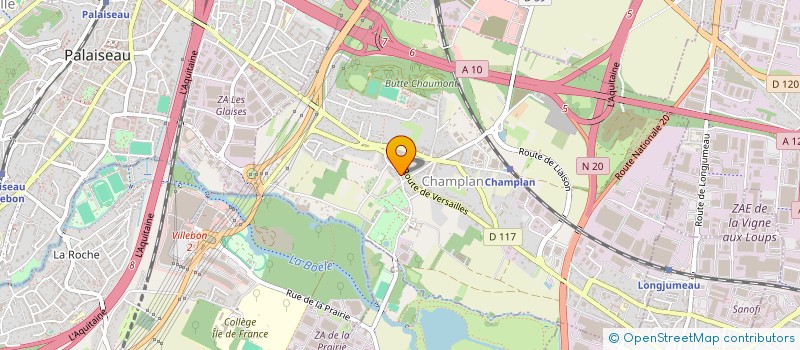 localisation de l'entreprise ISACOR  CHAMPLAN