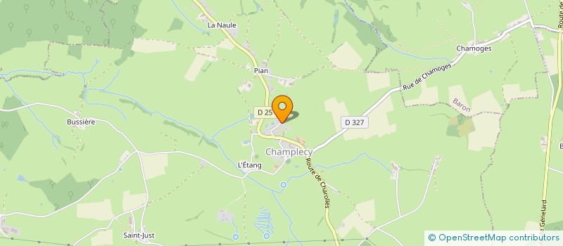 localisation de l'entreprise ISADAV  CHAMPLECY