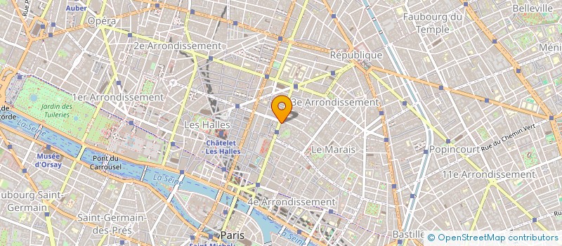 localisation de l'entreprise ISADO SARL  PARIS