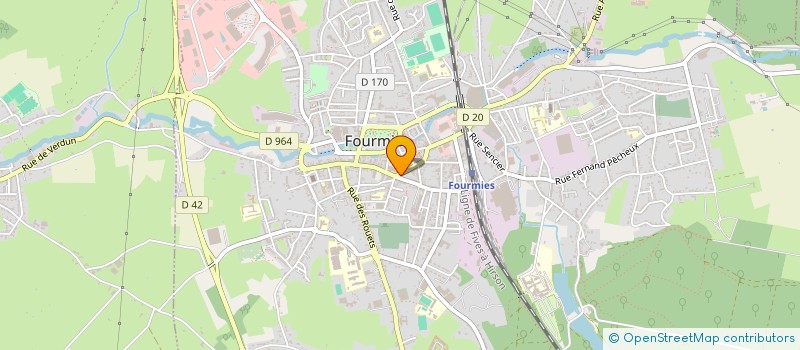 localisation de l'entreprise ISADOCAL THIERACHE à FOURMIES