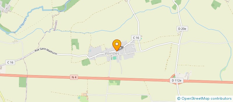 localisation de l'entreprise ISADOR'  VOINSLES