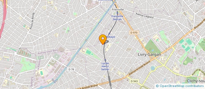 localisation de l'entreprise ISADORA à LIVRY-GARGAN