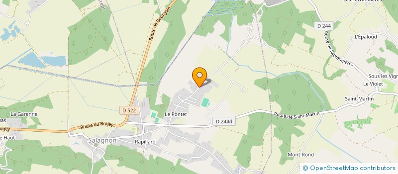 localisation de l'entreprise ISAE à SALAGNON