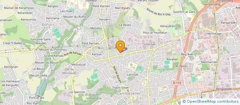 localisation de l'entreprise ISAE  BREST