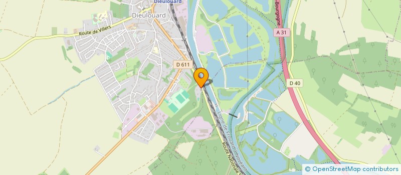 localisation de l'entreprise ISAEF  DIEULOUARD