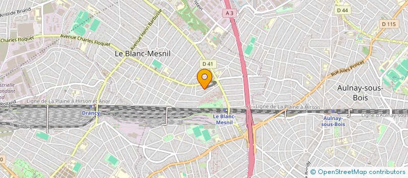 localisation de l'entreprise ISAF à LE BLANC-MESNIL