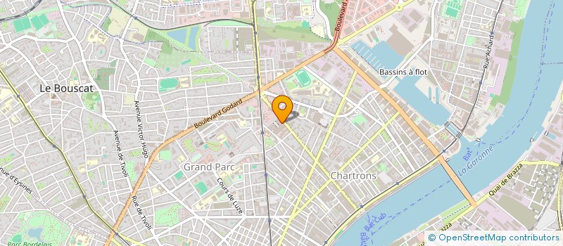 localisation de l'entreprise ISAFITNESS à BORDEAUX