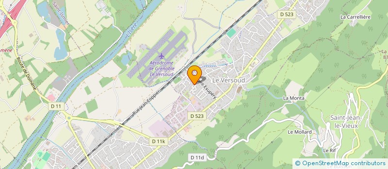 localisation de l'entreprise ISAFOLD  LE VERSOUD