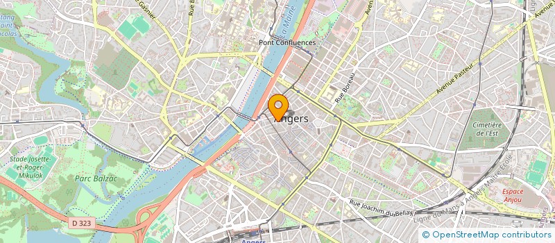 localisation de l'entreprise ISAFRA  ANGERS