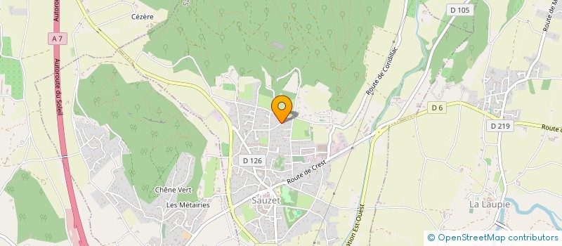 localisation de l'entreprise ISAFRA  SAUZET