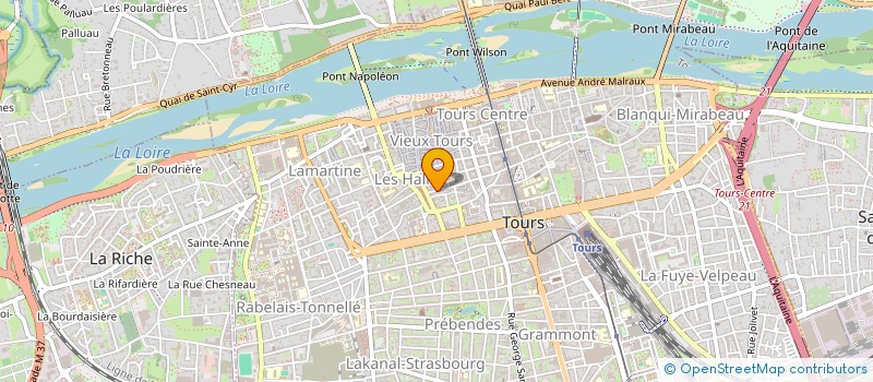 localisation de l'entreprise ISAFRED  TOURS