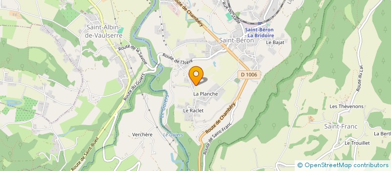 localisation de l'entreprise ISAGIL  SAINT-BERON