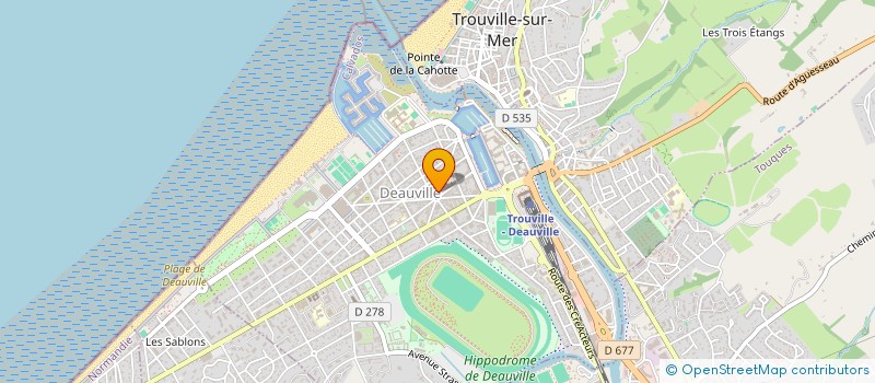 localisation de l'entreprise ISAGRELAU  DEAUVILLE
