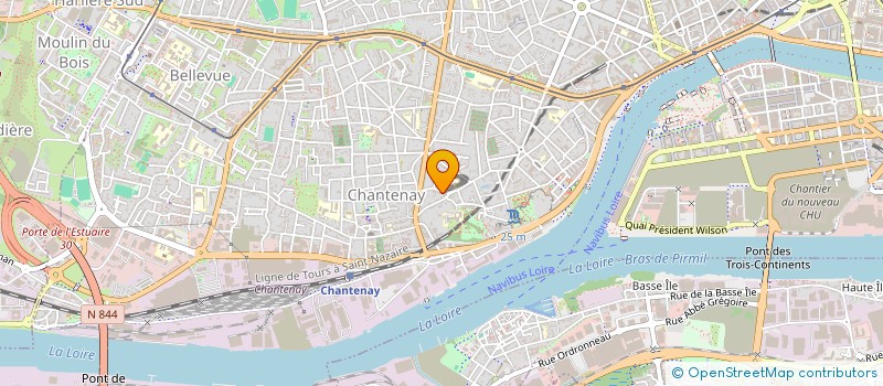 localisation de l'entreprise ISAHO à NANTES